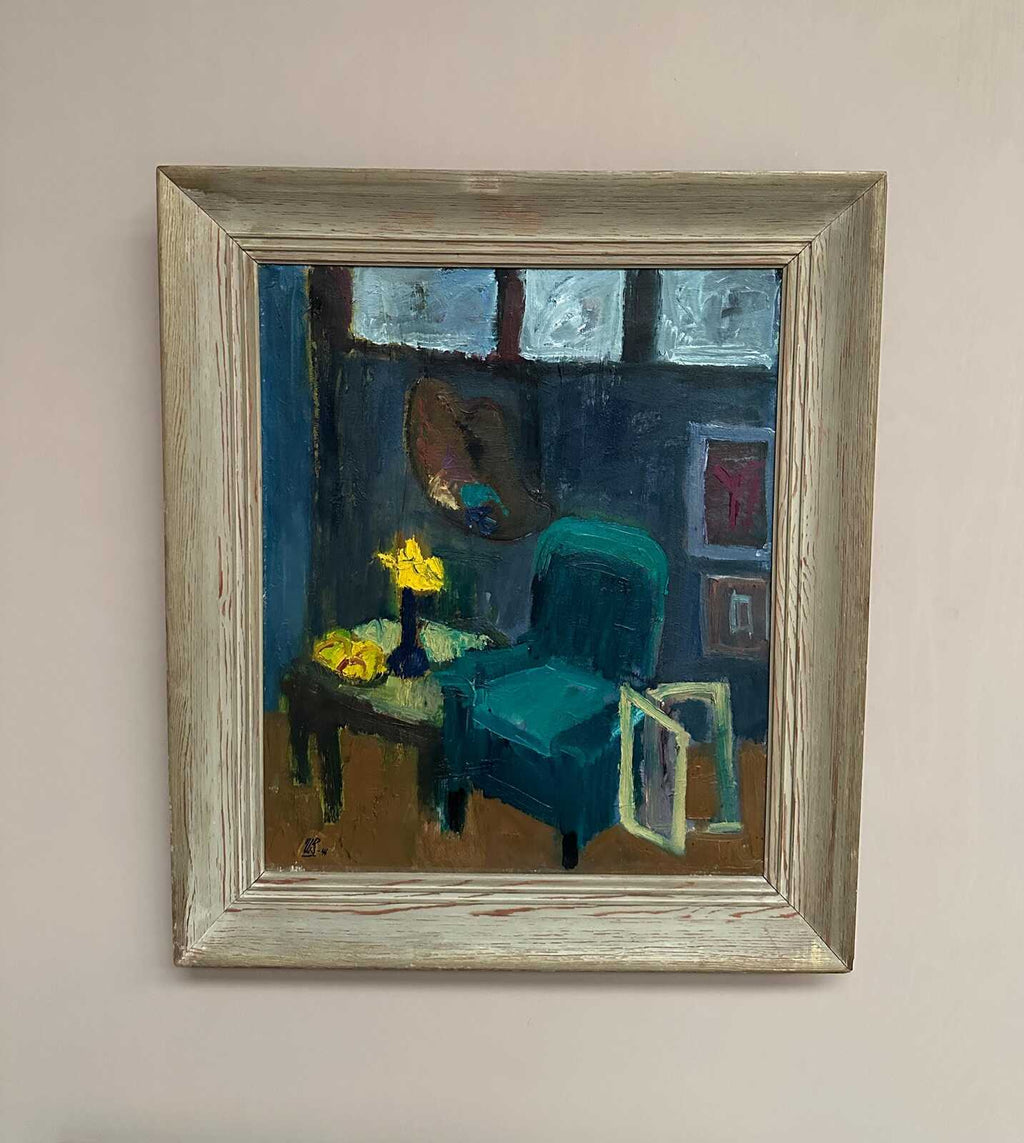 “Motljus i ateljén” by Ulla Borgström (1918–1999)