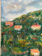 “Hilly Landscape with Houses” by Lalla Blecher
