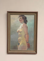 “Nude Study” attributed to Gustaf Gunnar Johansson