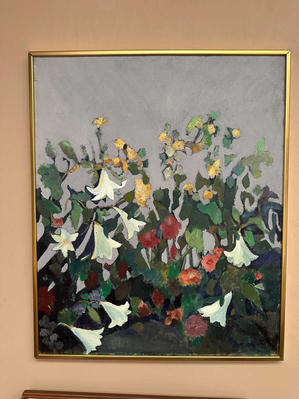 “Still Life (Flower Motif)” by L.S.