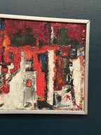 “Cityscape in Red” by Holger Oijens (1907–2004)