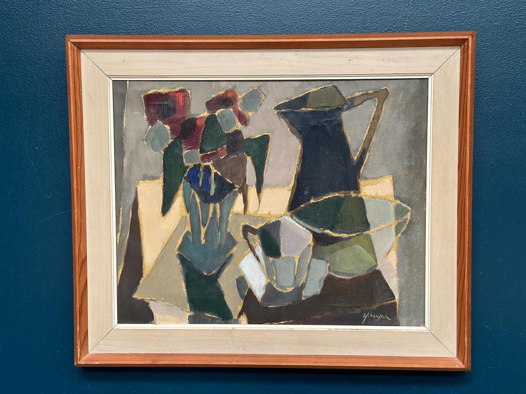 “Cubist Still Life” by Sven Johansson (1916–1990)