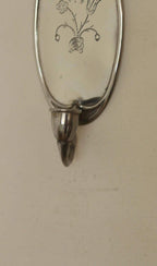 Pair of Mid Century Swedish Pewter Sconces with Mirror by Svenskt - Tenn