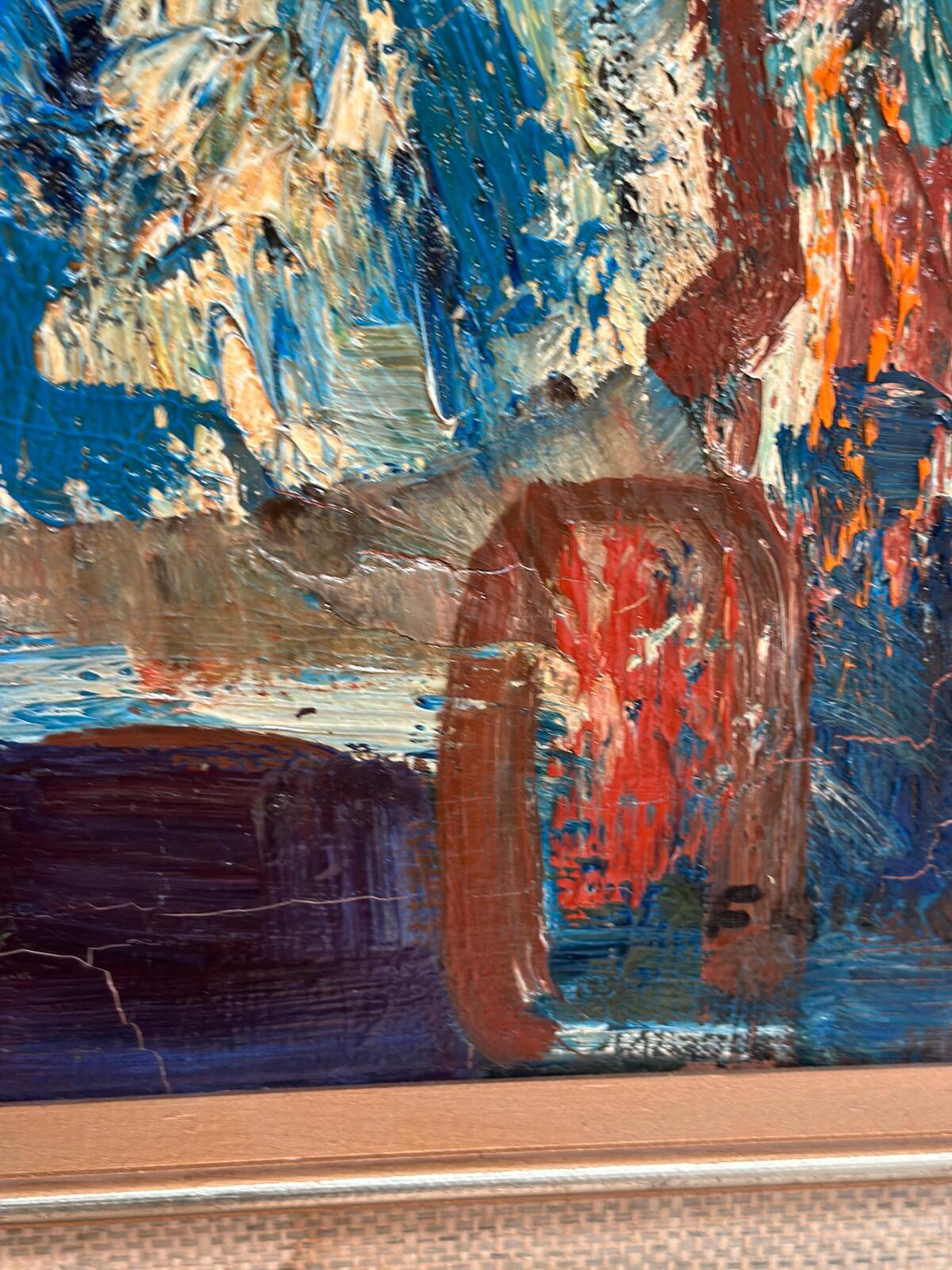 “Woman in Blue” by Gösta Falck