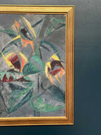 Abstract Still Life with Sunflowers