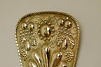 Pair Large baroque Style Mid Century Swedish Brass Sconces