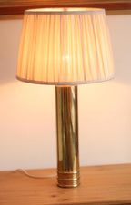 1960's Mid Century Swedish Large Brass Table Lamp by  Bergbom, Model B 010