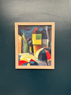 “Cityscape with House Facades” by Ebbe Höglund