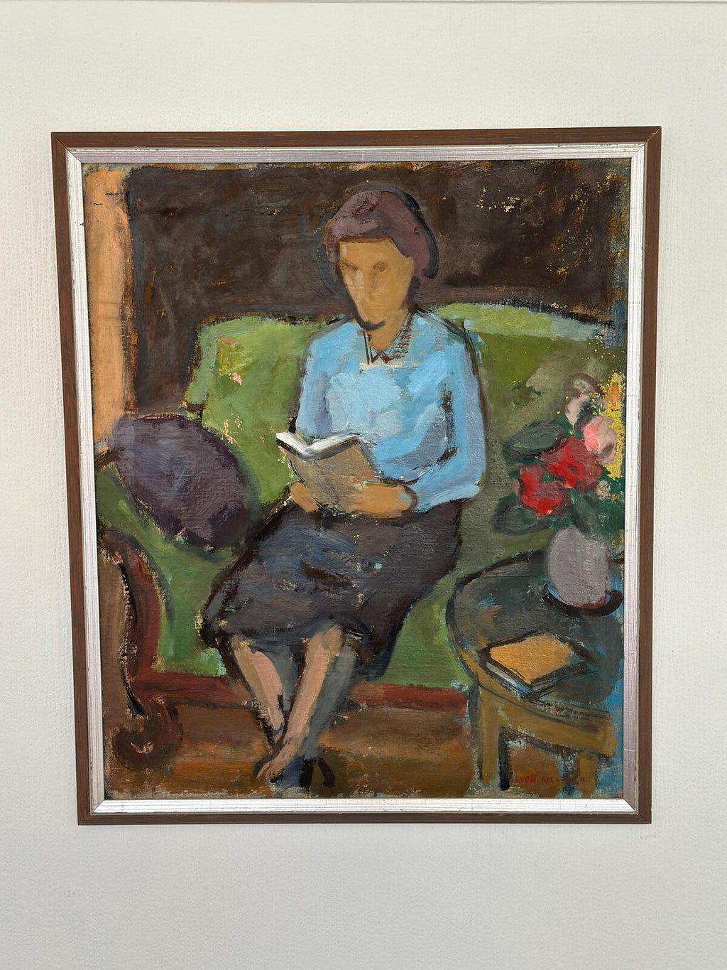 “Woman Reading Book” by Sven Gillgren