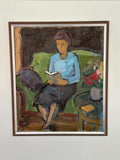 “Woman Reading Book” by Sven Gillgren