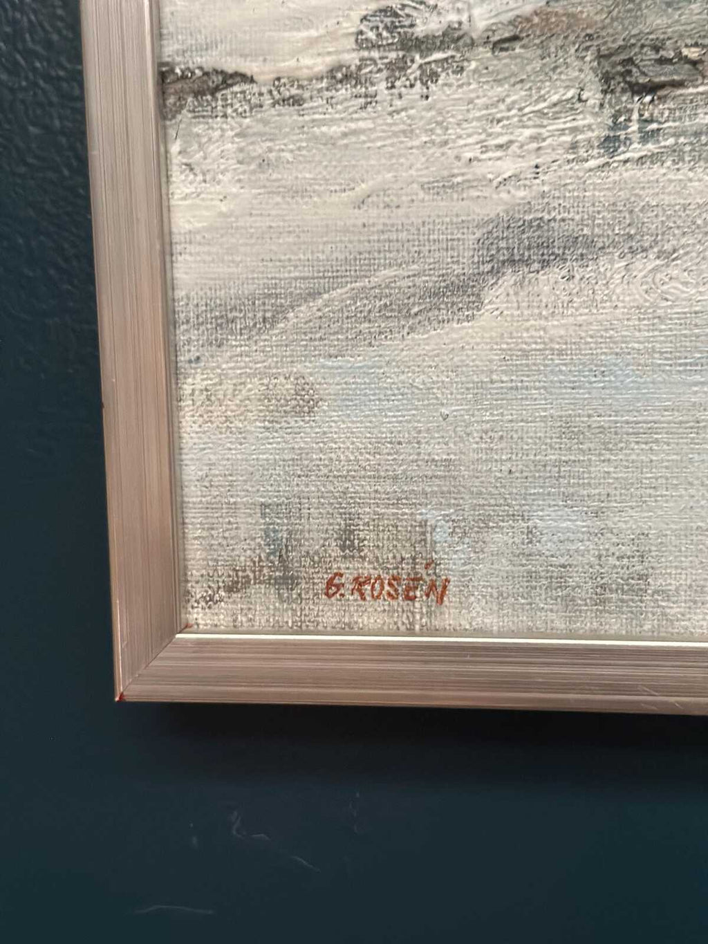 “Sea Motif with House” by G. Rosén