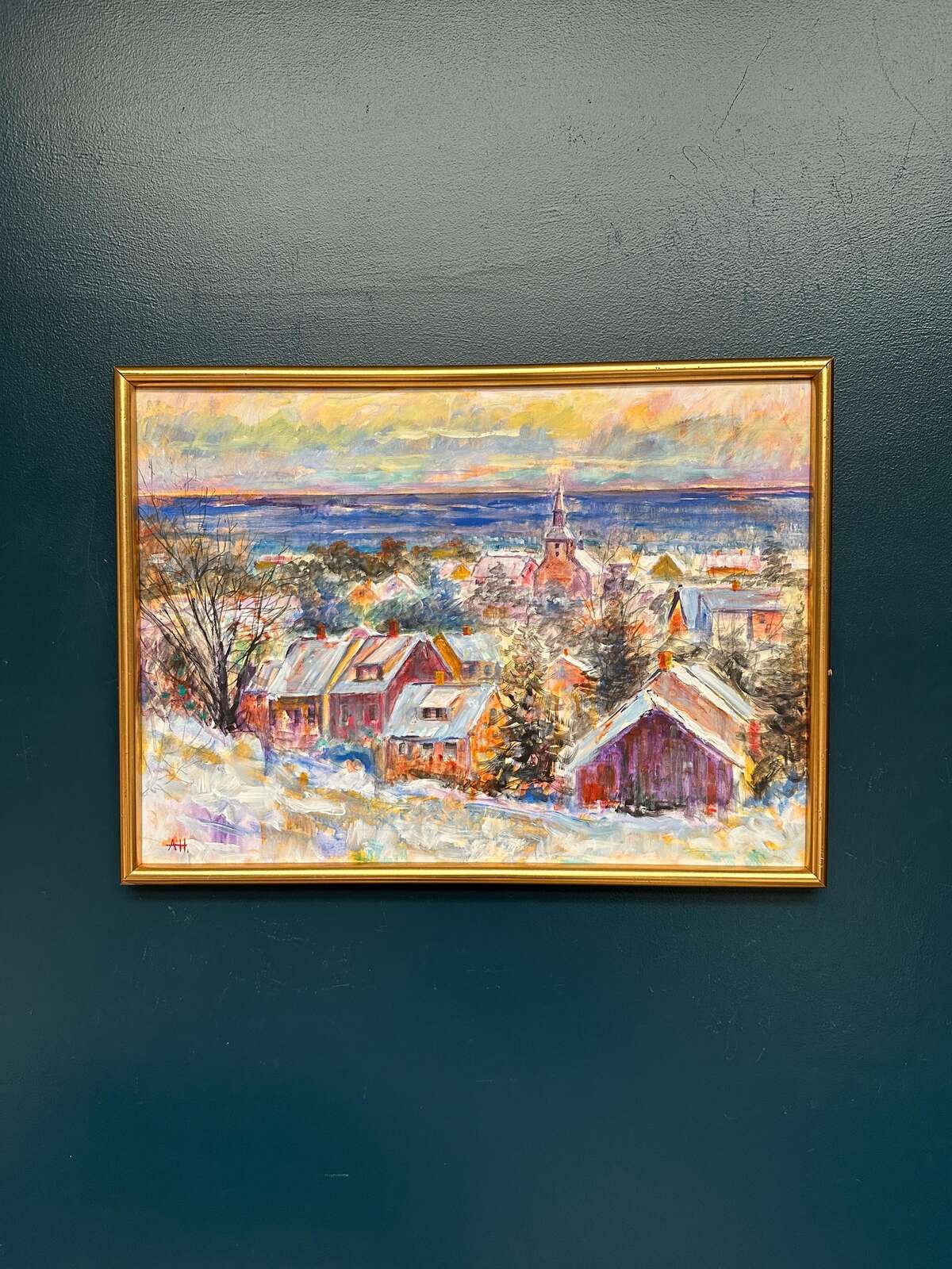 “Snow‑Covered Coastline” by Alex Hansen