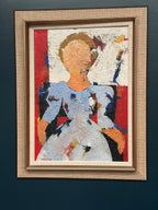 “Girl in Light Blue Dress” by Hans Osswald