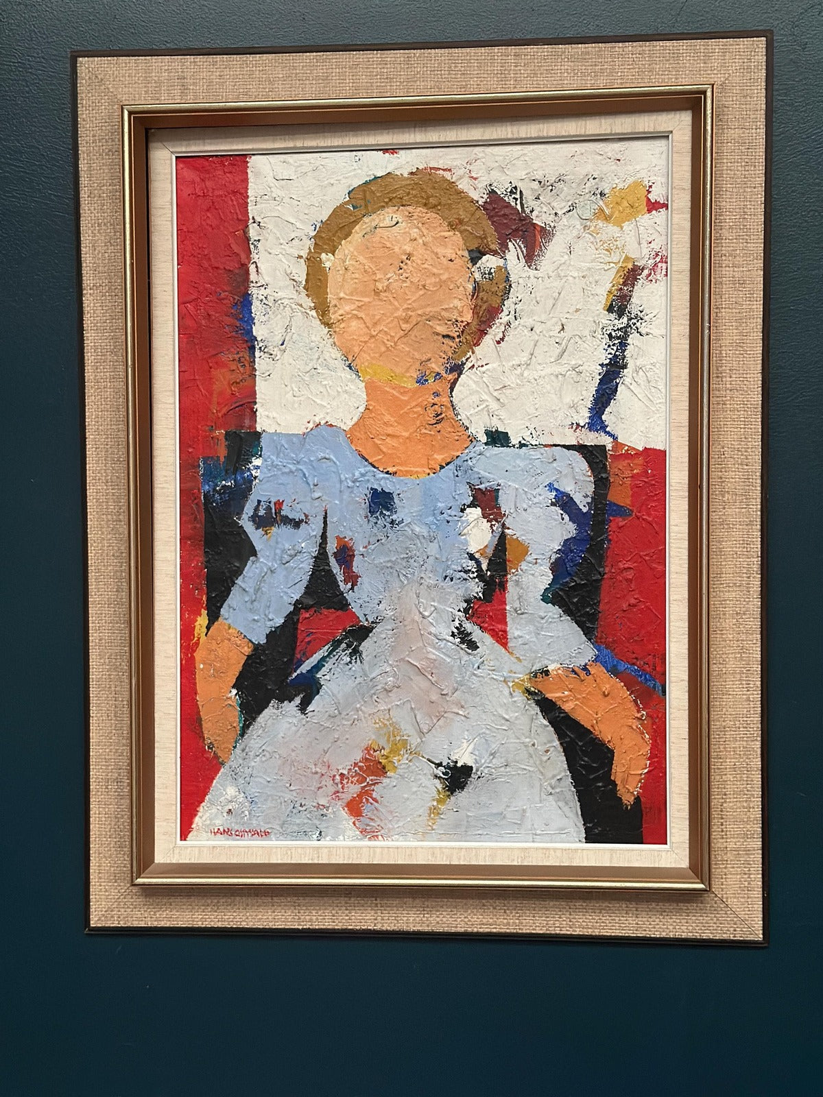 “Girl in Light Blue Dress” by Hans Osswald
