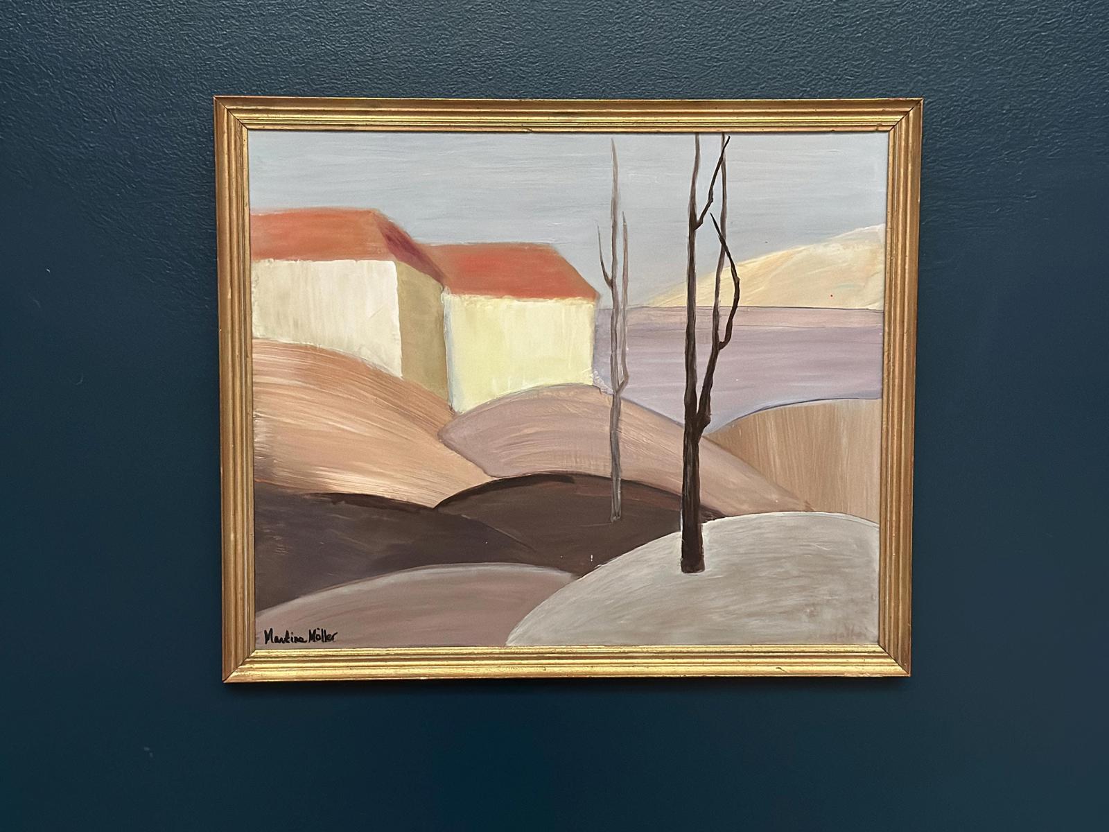 “Houses with Red Roofs” by Martina Möller