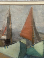 “Motif with Sailboats” by Birgit Forsell (1909–2003)