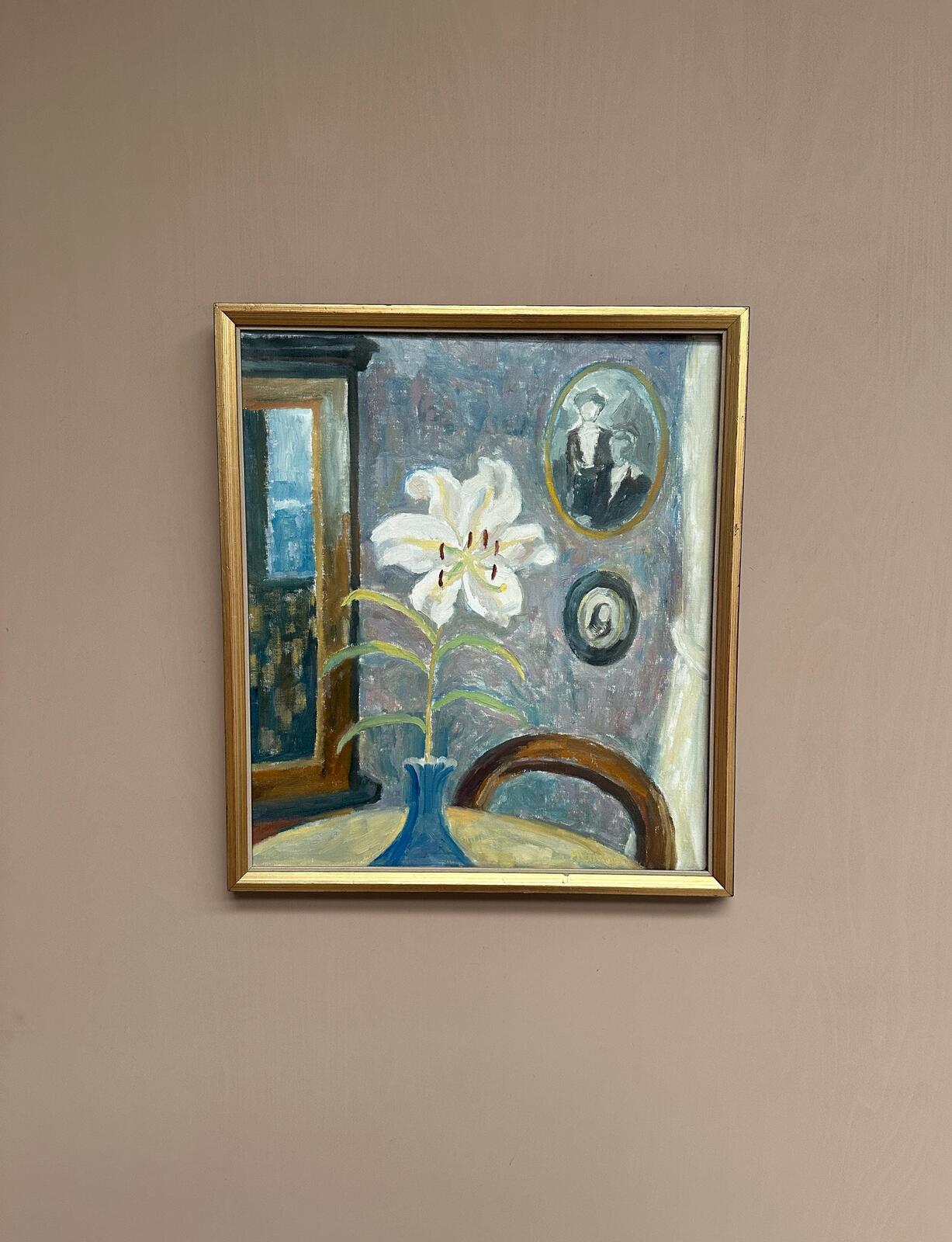 “The White Lily” by M. Niklas (May Nicklasson)