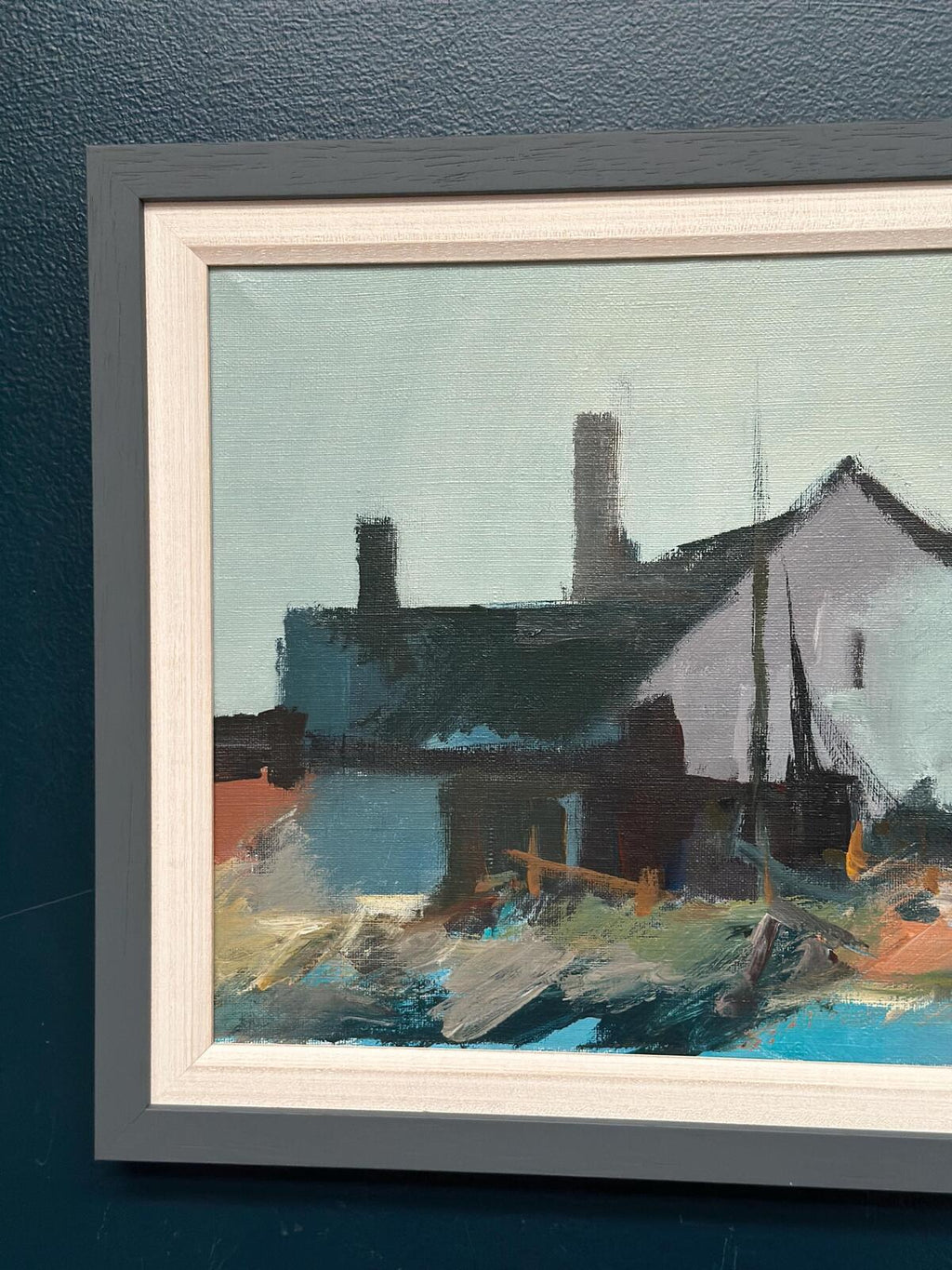 “Huts on the Coast” (Attributed to Kai C.