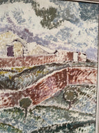 “Landscape with Buildings” by Gösta Nordblad