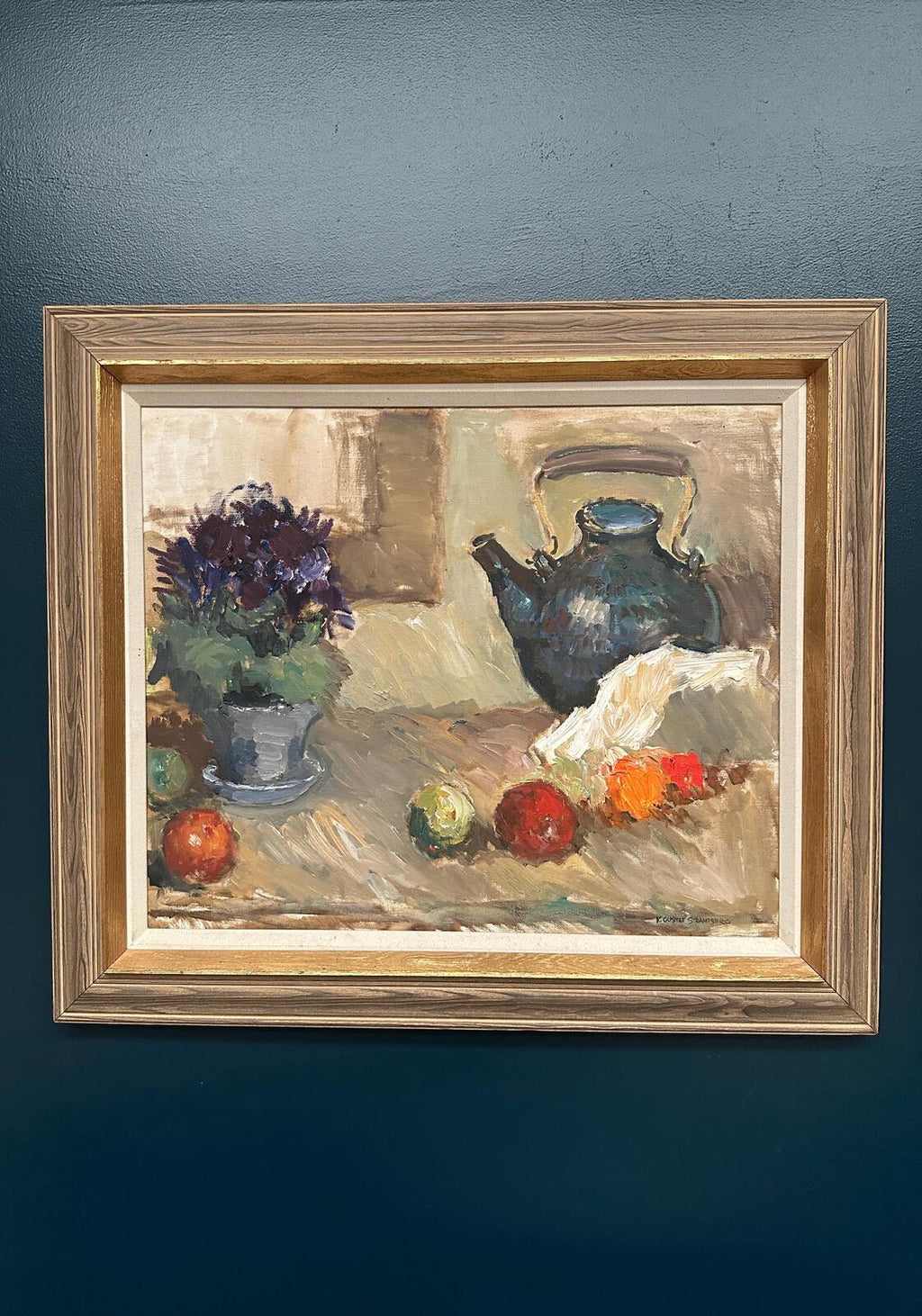 “Still Life with Kettle” by Karl Gustav Strandberg