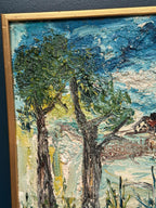 “Cottage Between Trees” by Stig Allan