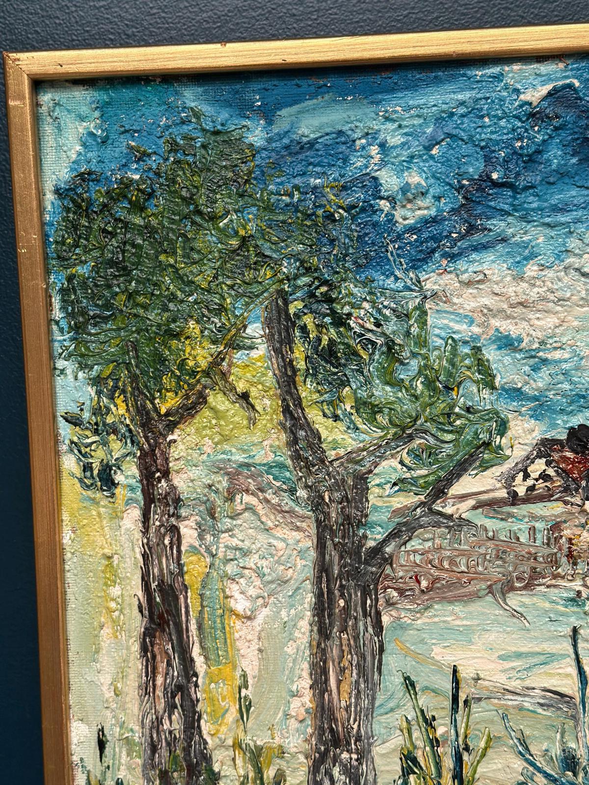 “Cottage Between Trees” by Stig Allan