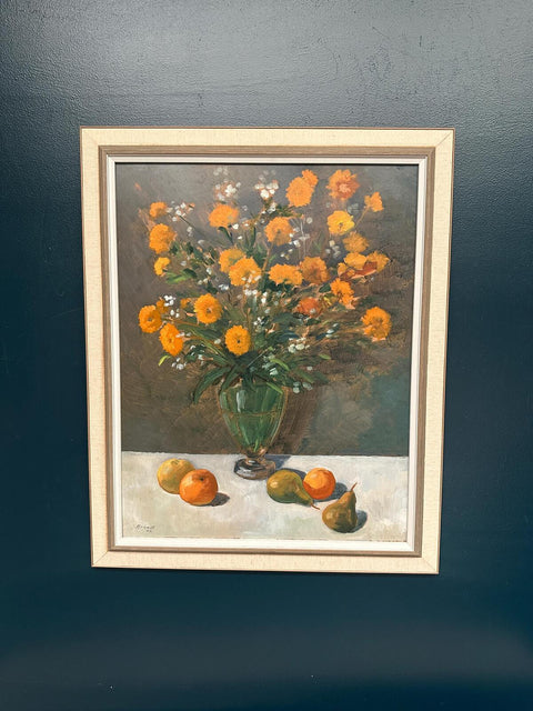 “Floral Still Life” by Arne Ericson – Dated 1967
