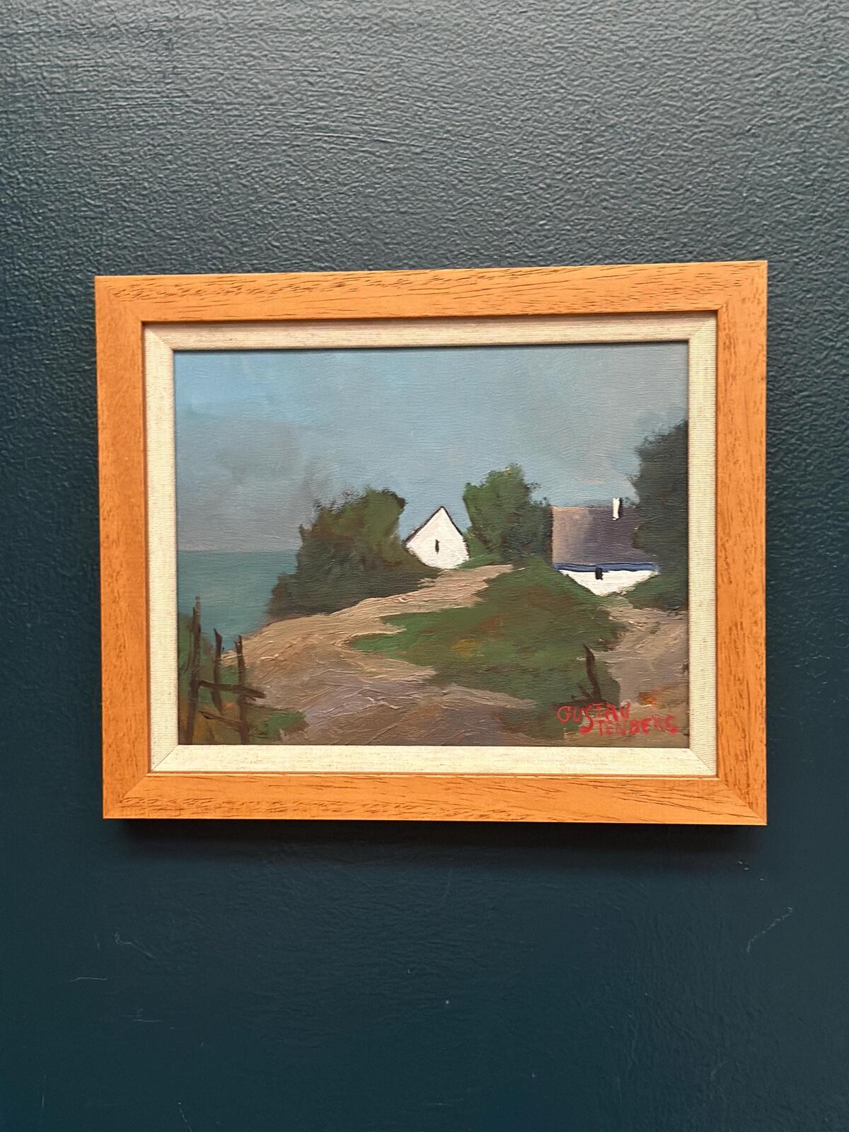 “Coastal Village” by Gustav Tenberg