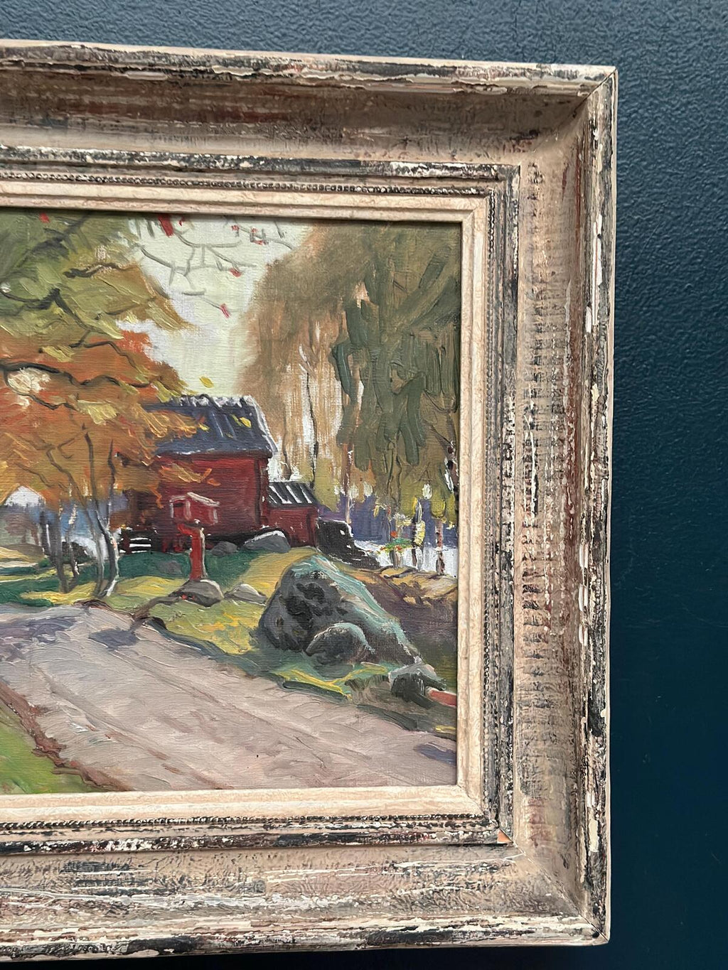 “Road to Red Huts” by Karl Gustaf Strandberg (1891–1981)