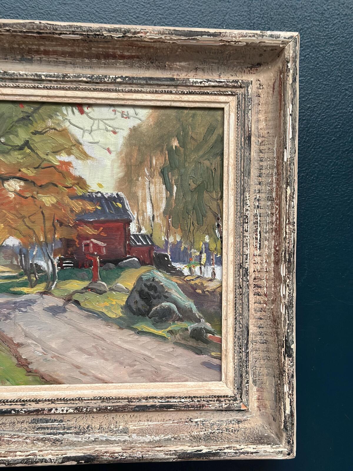 “Road to Red Huts” by Karl Gustaf Strandberg (1891–1981)