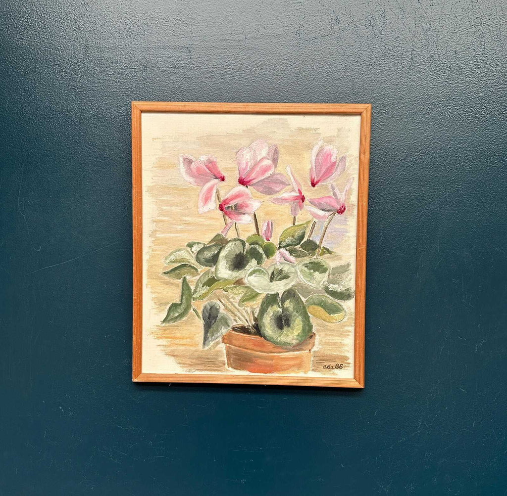 “Still Life with Pink Flowers ” by ADA