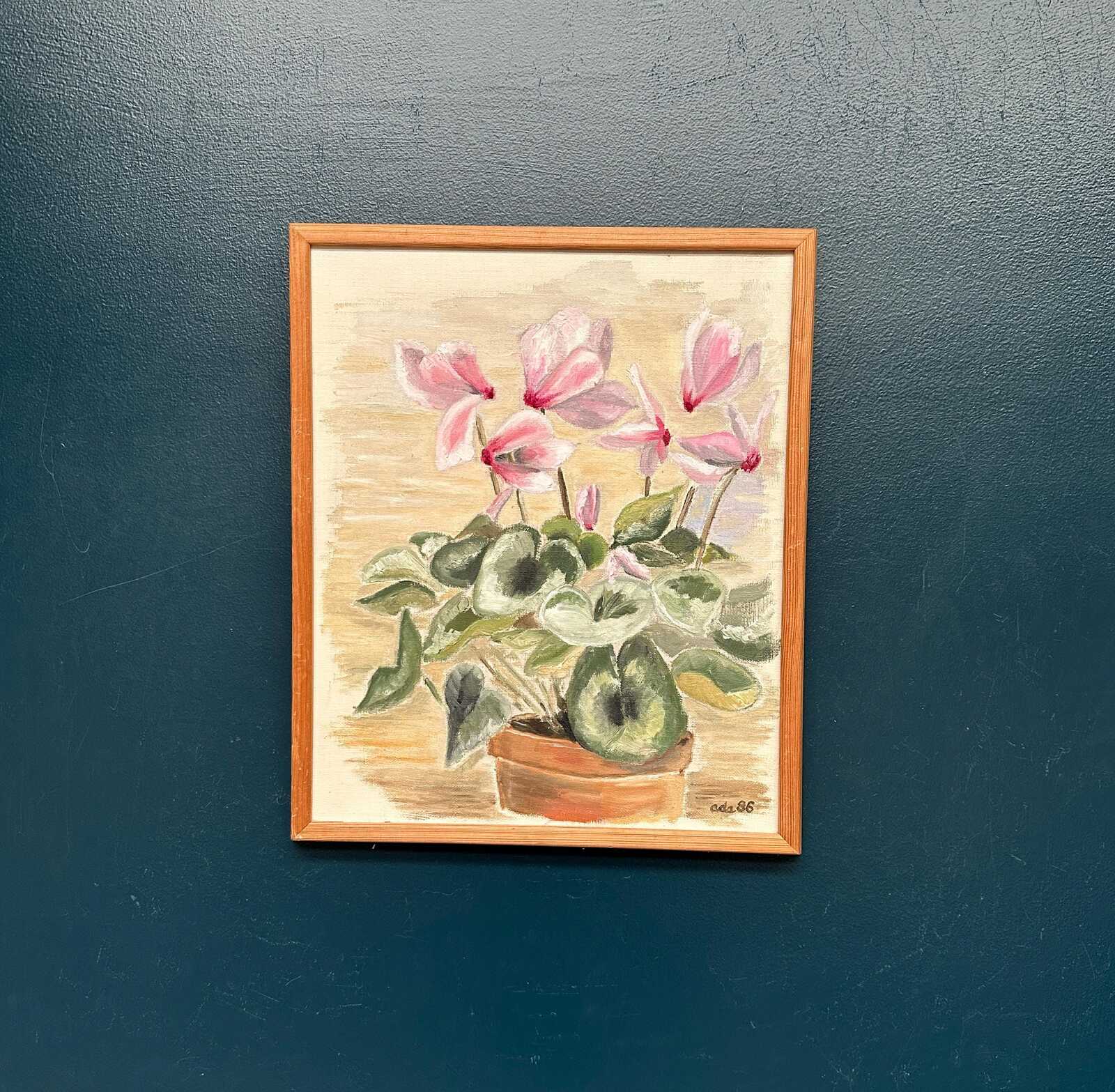“Still Life with Pink Flowers ” by ADA