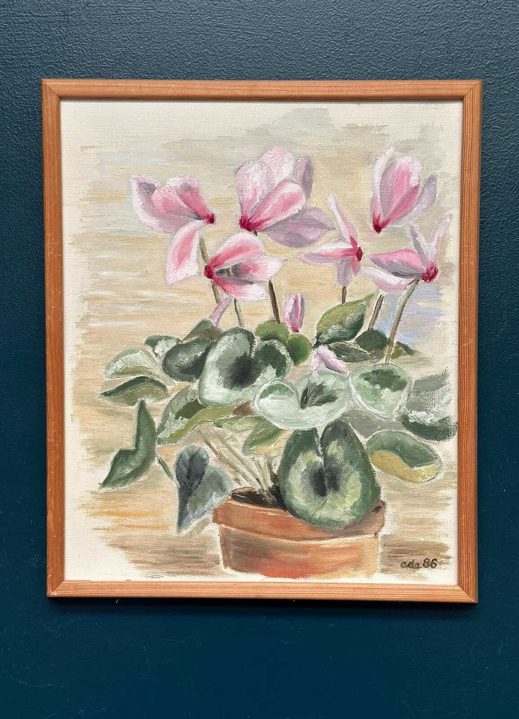 “Still Life with Pink Flowers ” by ADA