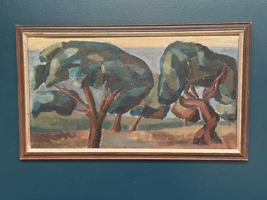 “Landskap med träd” by Britta Krüger