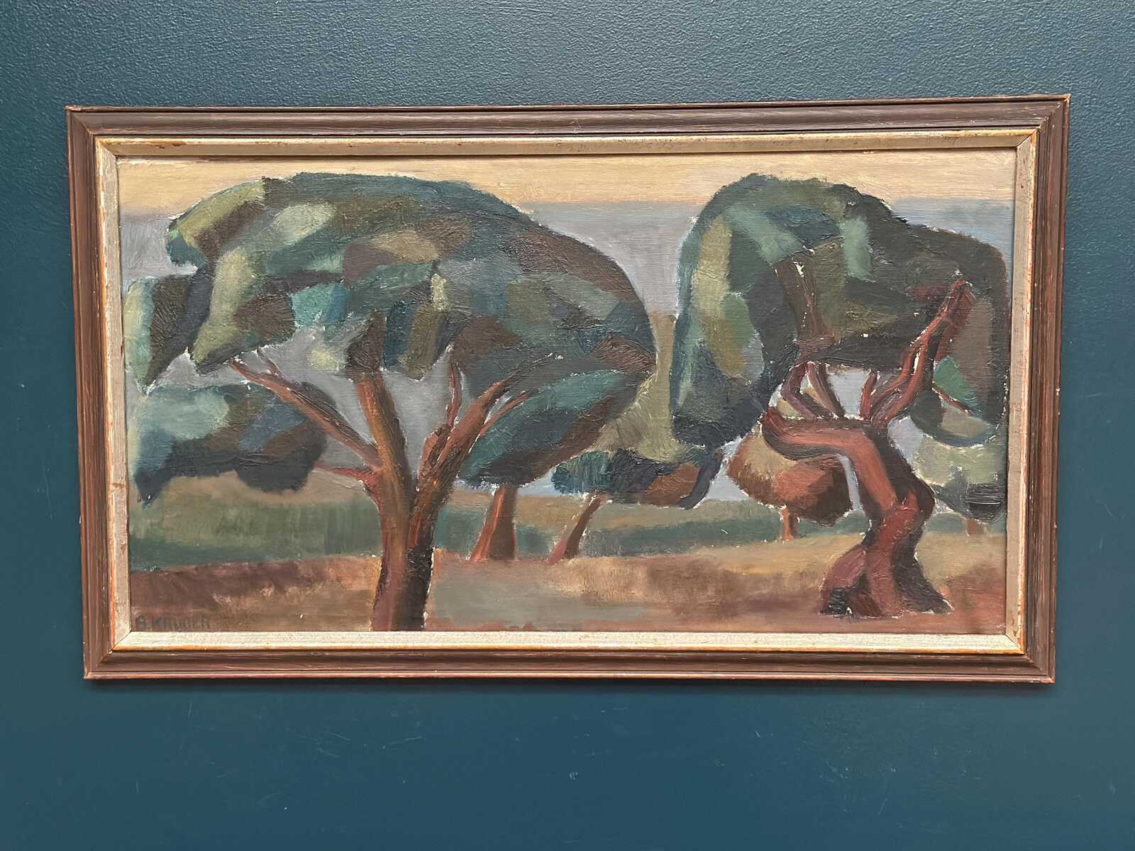 “Landskap med träd” by Britta Krüger