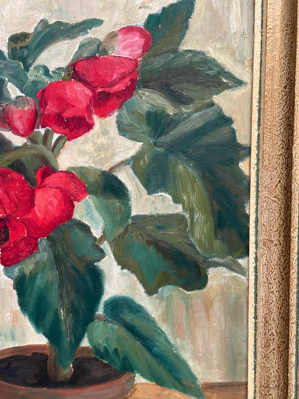 “Red Flower in Pot” by Gertrud Wiberg