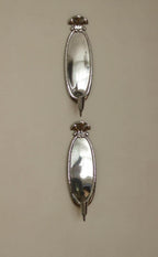 Pair of Swedish Grace Pewter Sconces by Svenskt - Tenn