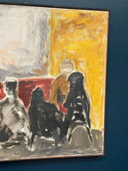 “Figure Composition” by Max Bilde (1919–2011)