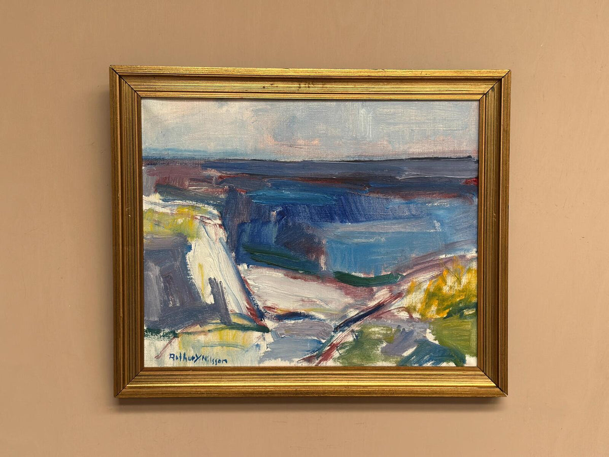 “Coastal Landscape” by Arthur Y. Nilsson