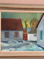 “Vinter Kväll Viks” by Albert Krüger (1885–1965)