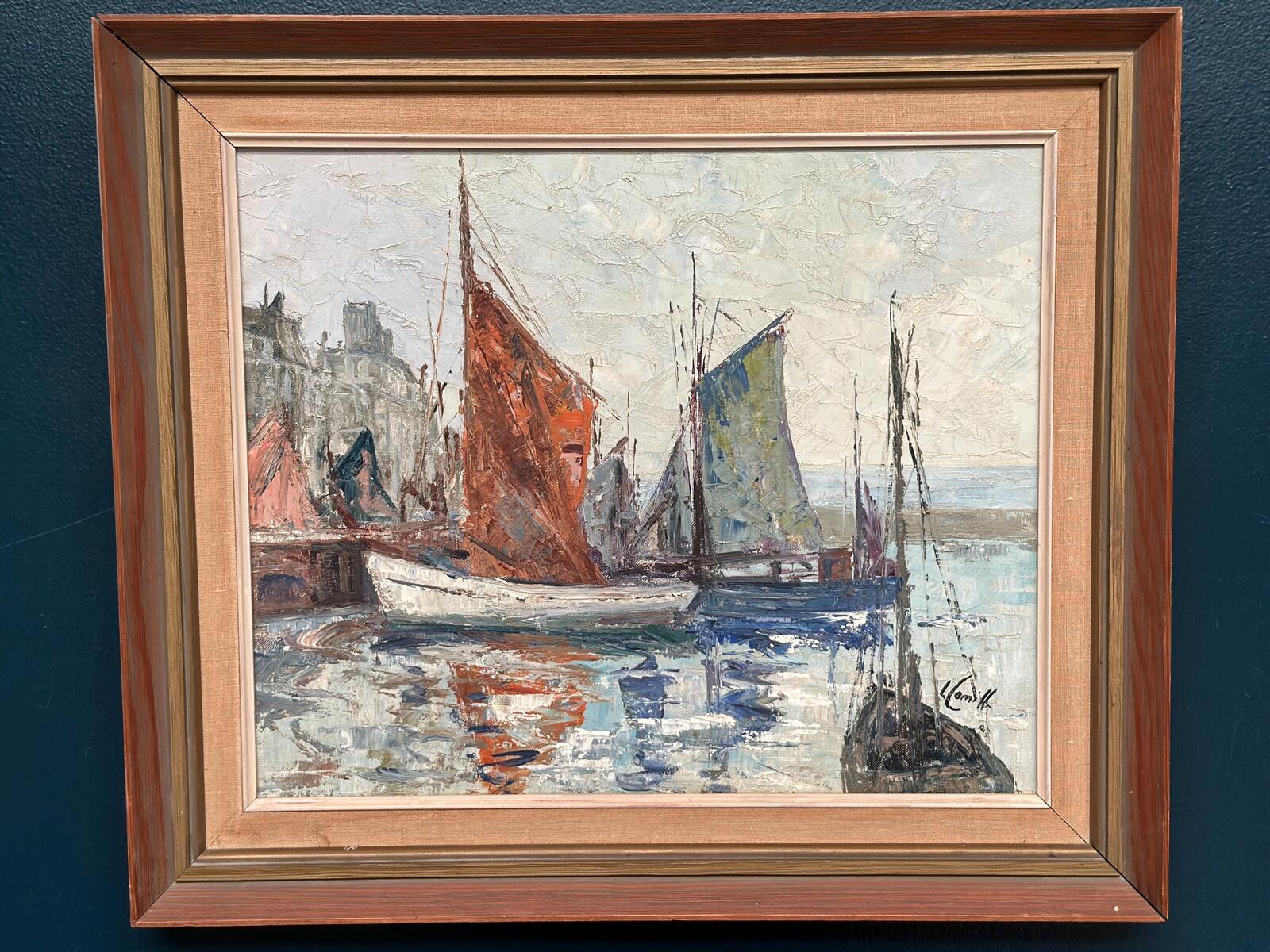 “Boats in Harbour” by Inge Camill