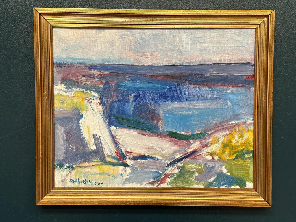 “Coastal Landscape” by Arthur Y. Nilsson