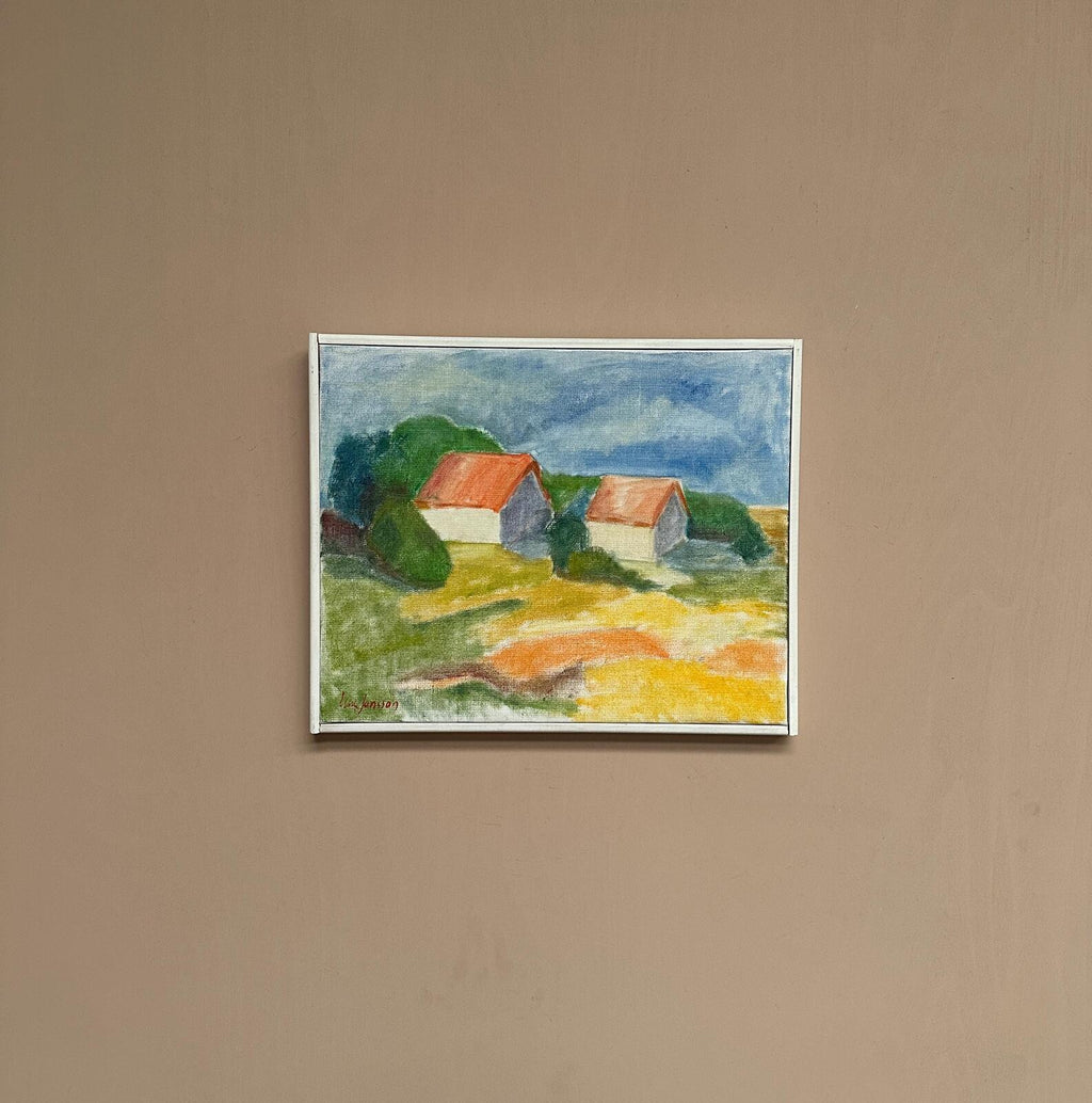 “Landscape with Barns” by Ulla Jansson