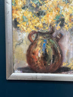 “Vessel with Mimosa” by Monica Gilhorn