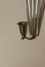 1930's Pair Of Mid Century Swedish Grace Style Pewter Sconces by C.G. Hallberg, Stockholm
