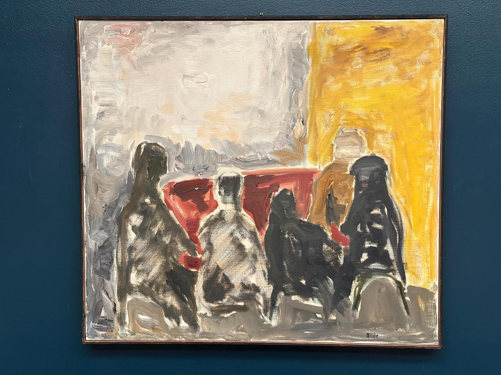 “Figure Composition” by Max Bilde (1919–2011)