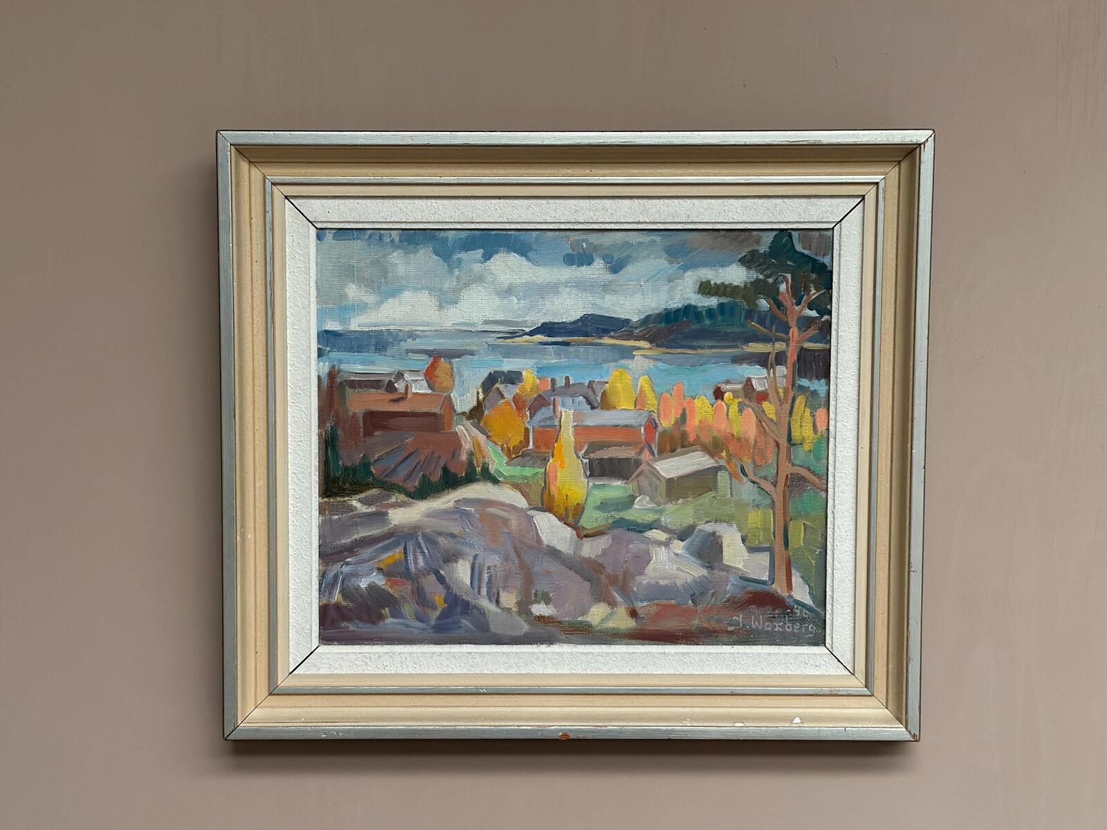 “Autumn Landscape” by J. Woxberg