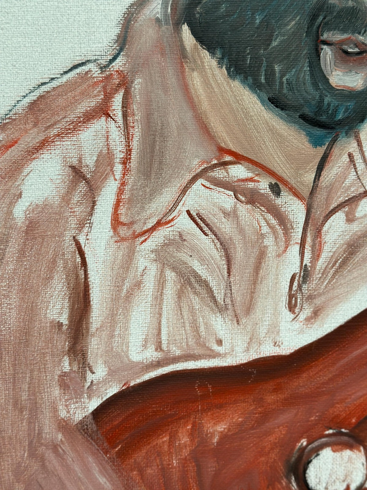 “Musician with Guitar” by Karin Larsson