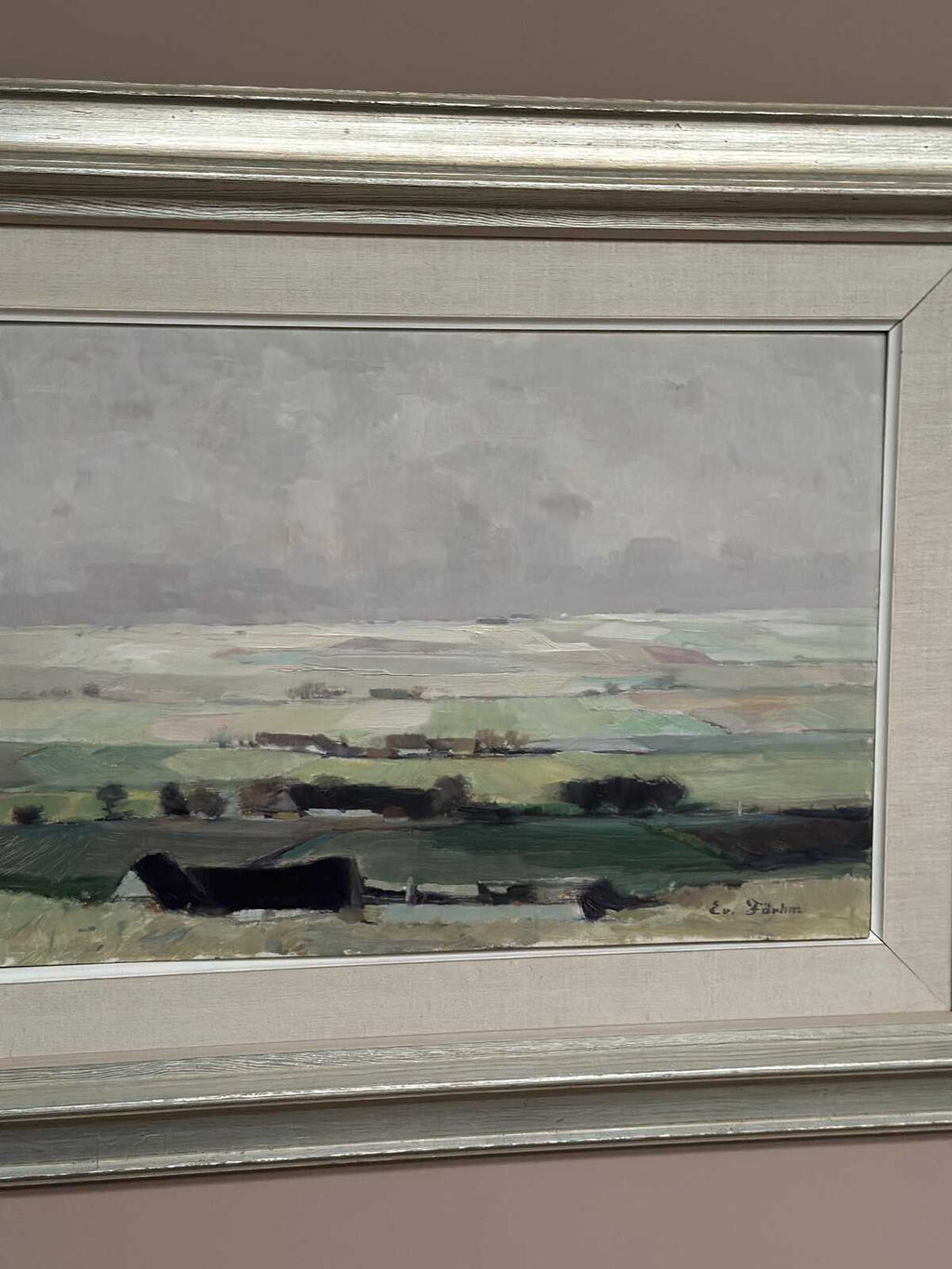 “Scanian Landscape” by Evert Färhm (1901–1971)