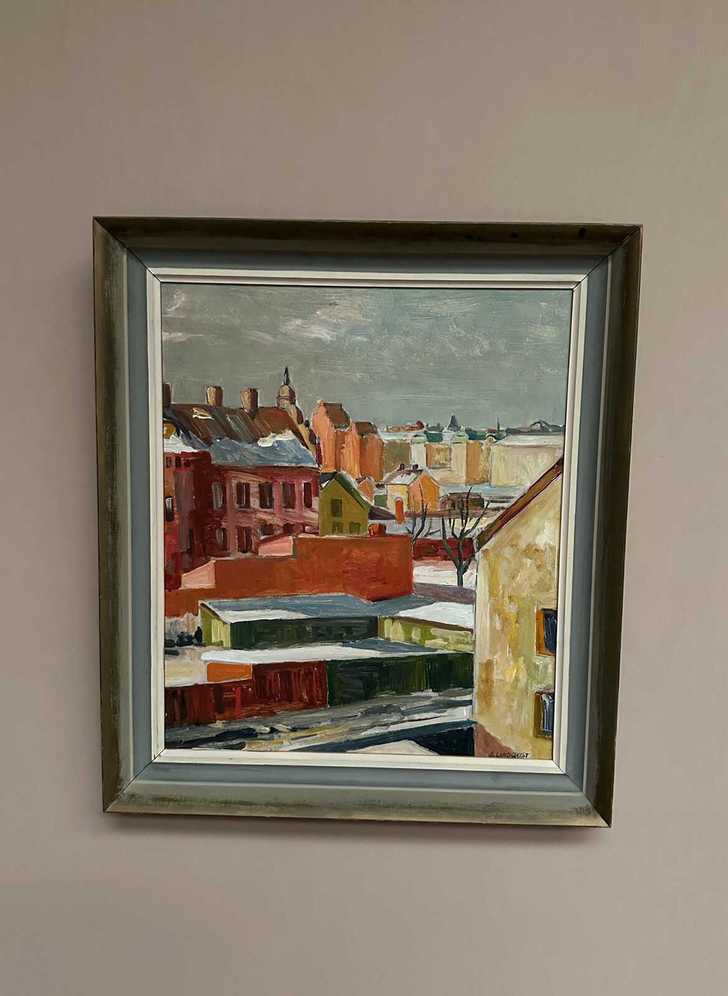 “Landscape” by Bertil Lundqvist (1915–1962)